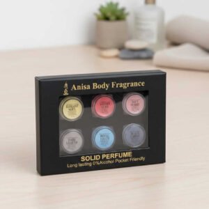 Luxury Solid Perfume Discovery Gift Box (Pack of 6) | Alcohol-Free